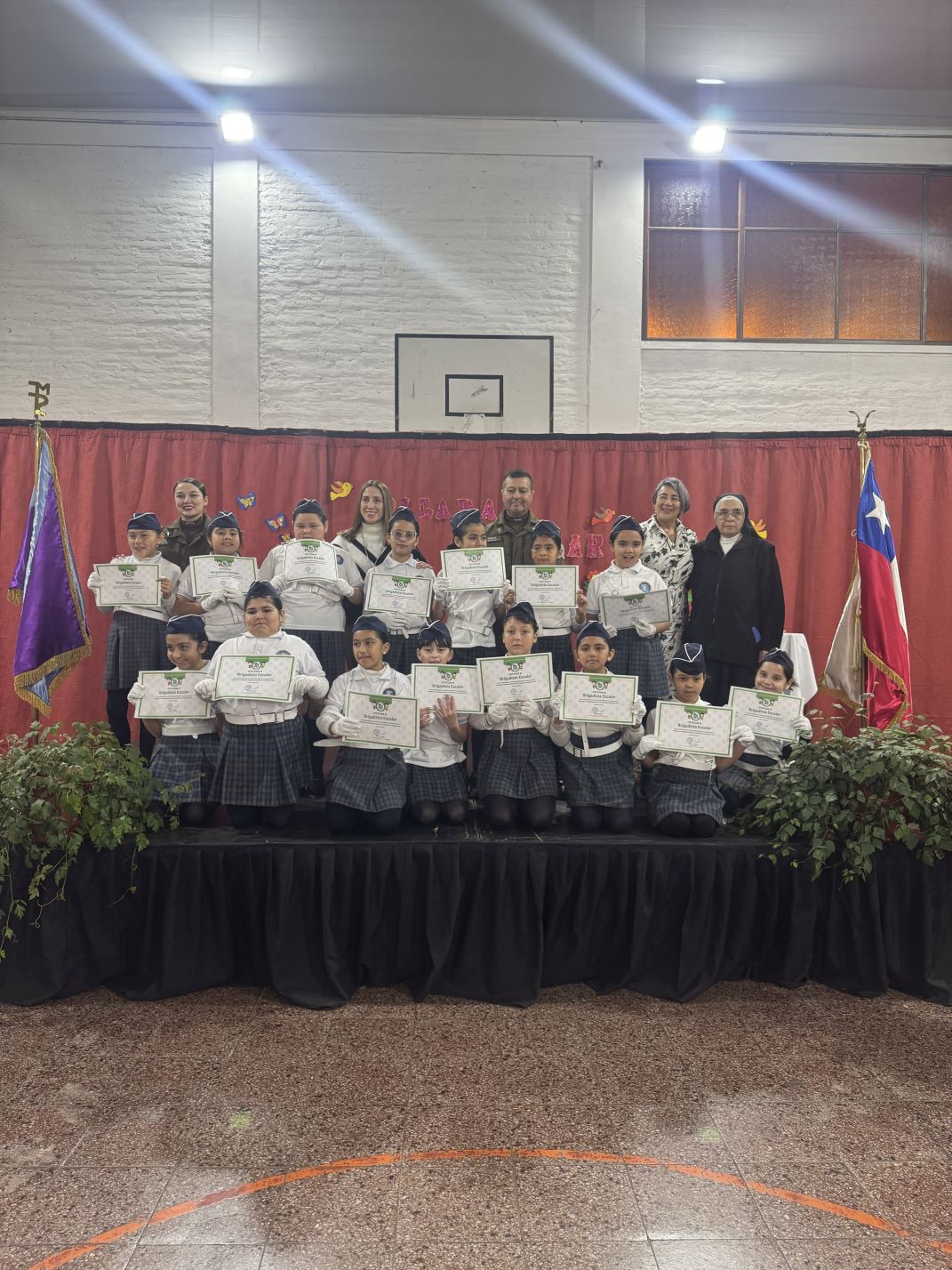 Ceremonia Brigada Escolar